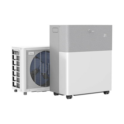 Midea Portasplit 12000 BTU Mobile Air Conditioner, Cooling A++/Heating A+, 42m², 39dB Silent Mode