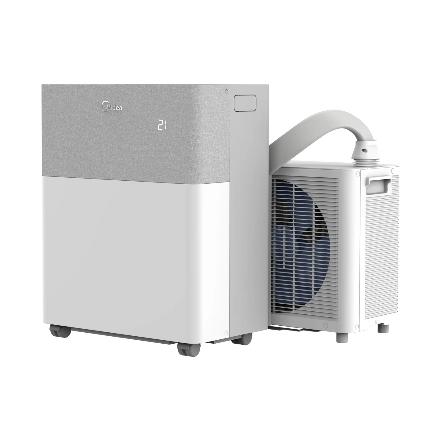 Midea Portasplit 12000 BTU Mobile Air Conditioner, Cooling A++/Heating A+, 42m², 39dB Silent Mode